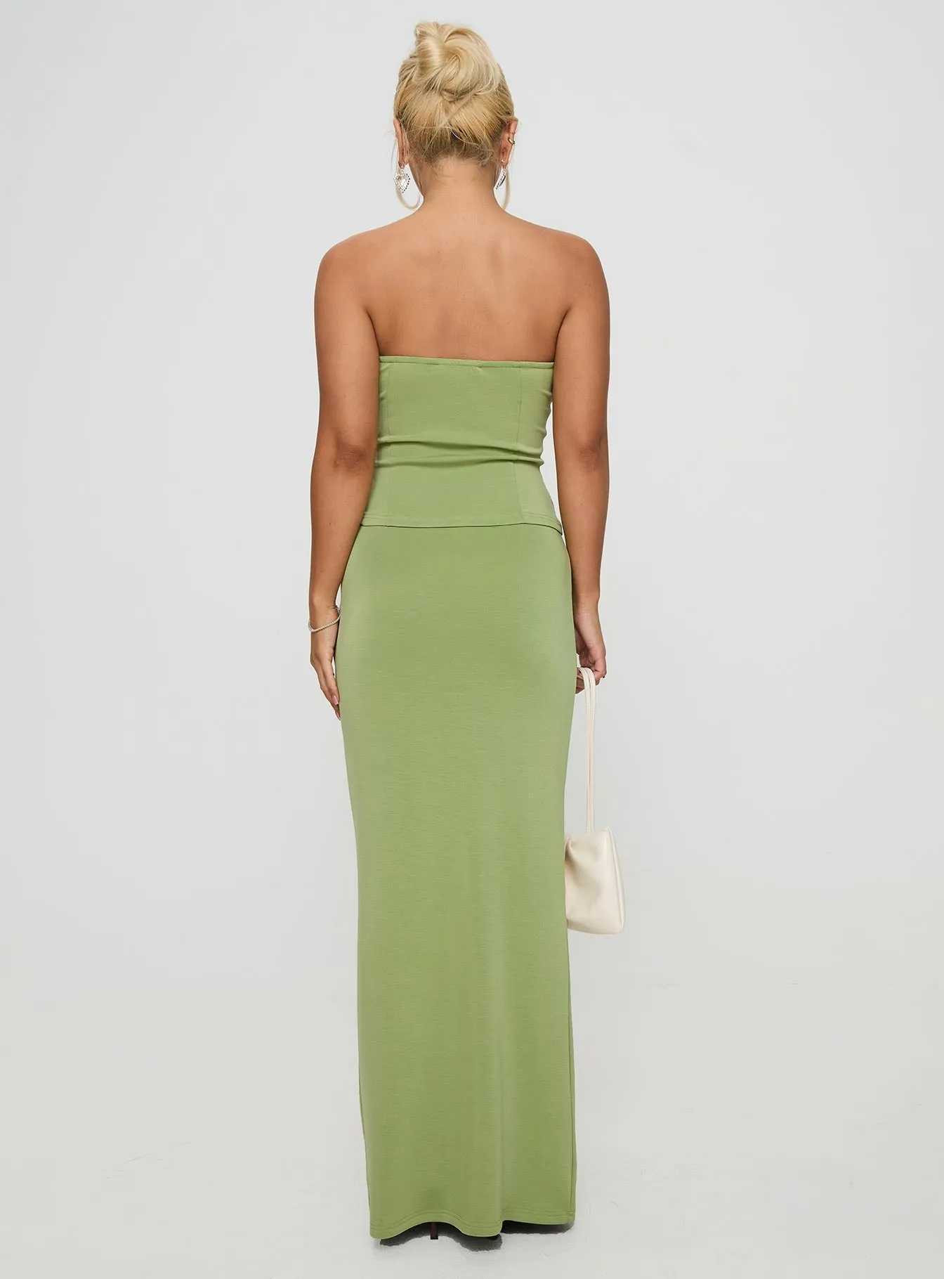 Sun Chaser Maxi Skirt Green