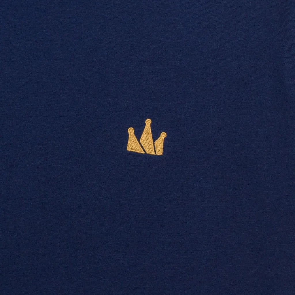 T-Shirt CROWN LOGO SS MIDNIGHT NAVY