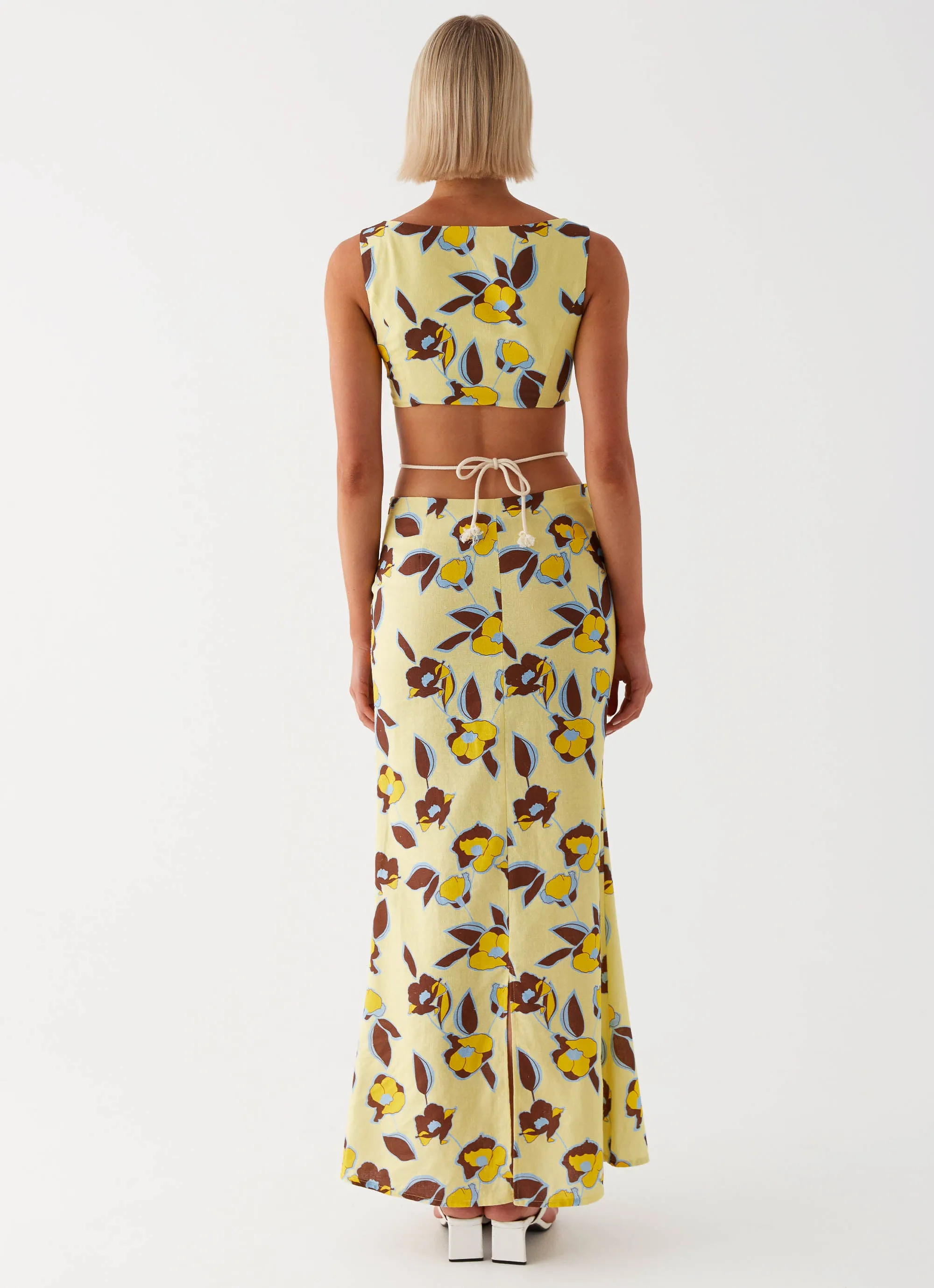 Taryn Cut Out Maxi Dress - Primrose