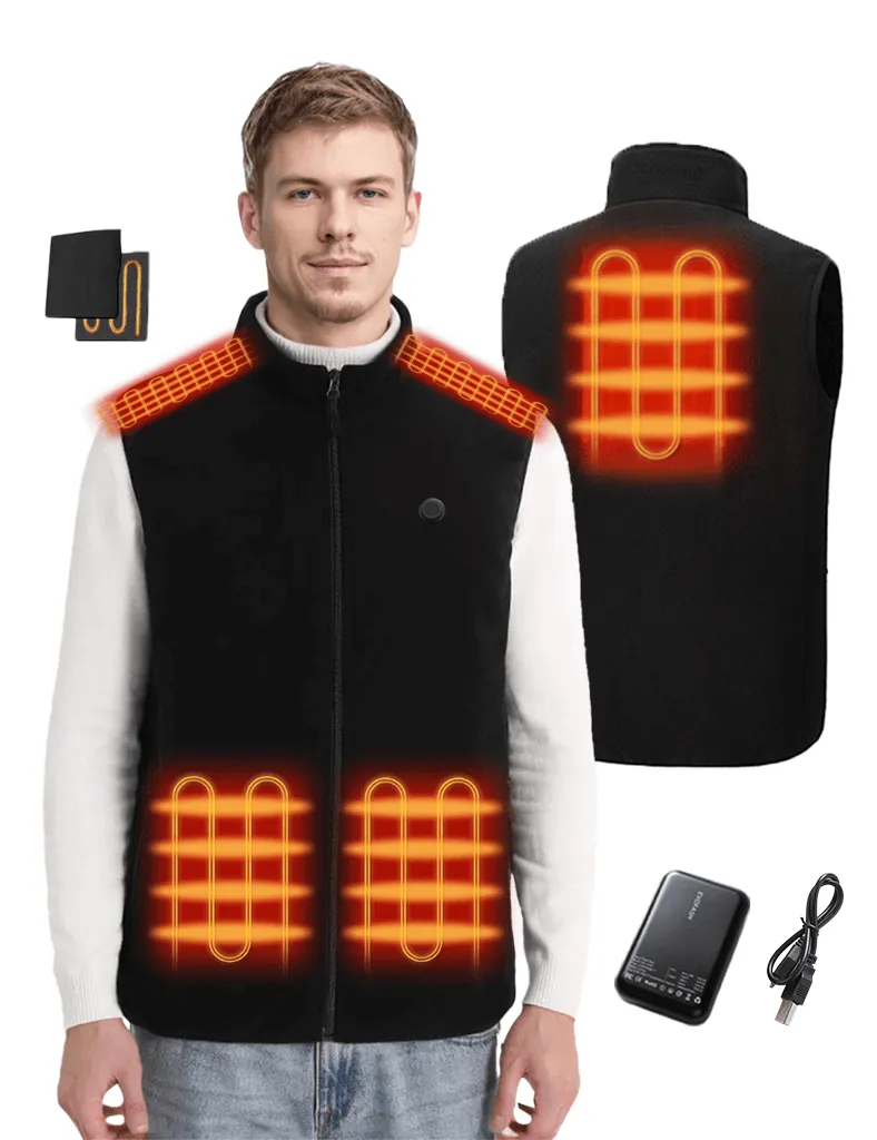 Thermal Vest - Adjustable Heat Zones for Cold Weather Comfort