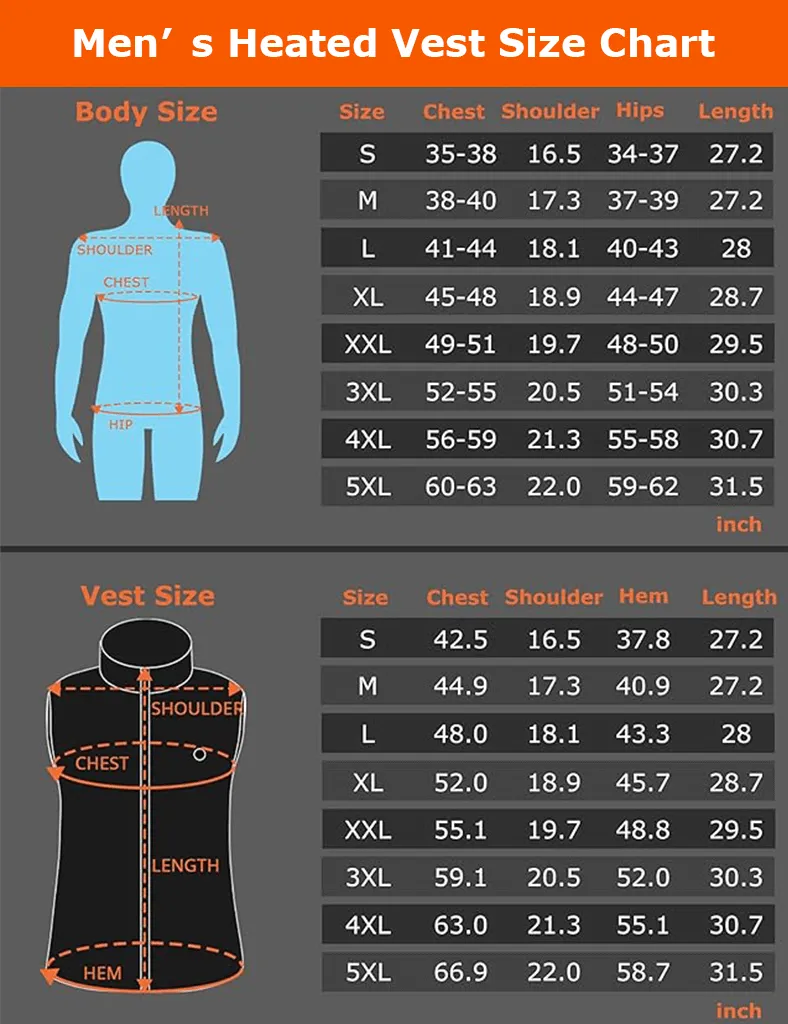 Thermal Vest - Adjustable Heat Zones for Cold Weather Comfort