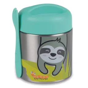 TUM TUM Thermal Food Flask with Magnetic Spork (Stanley Sloth)