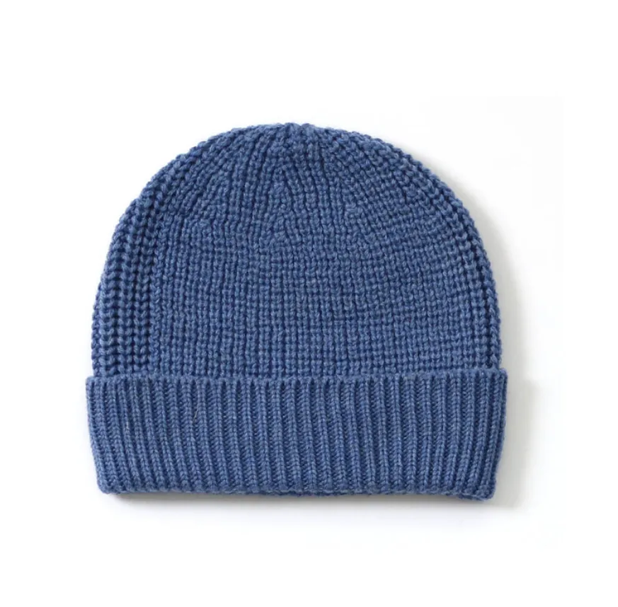 Uimi Ernest Fisherman's Rib Beanie - Sapphire