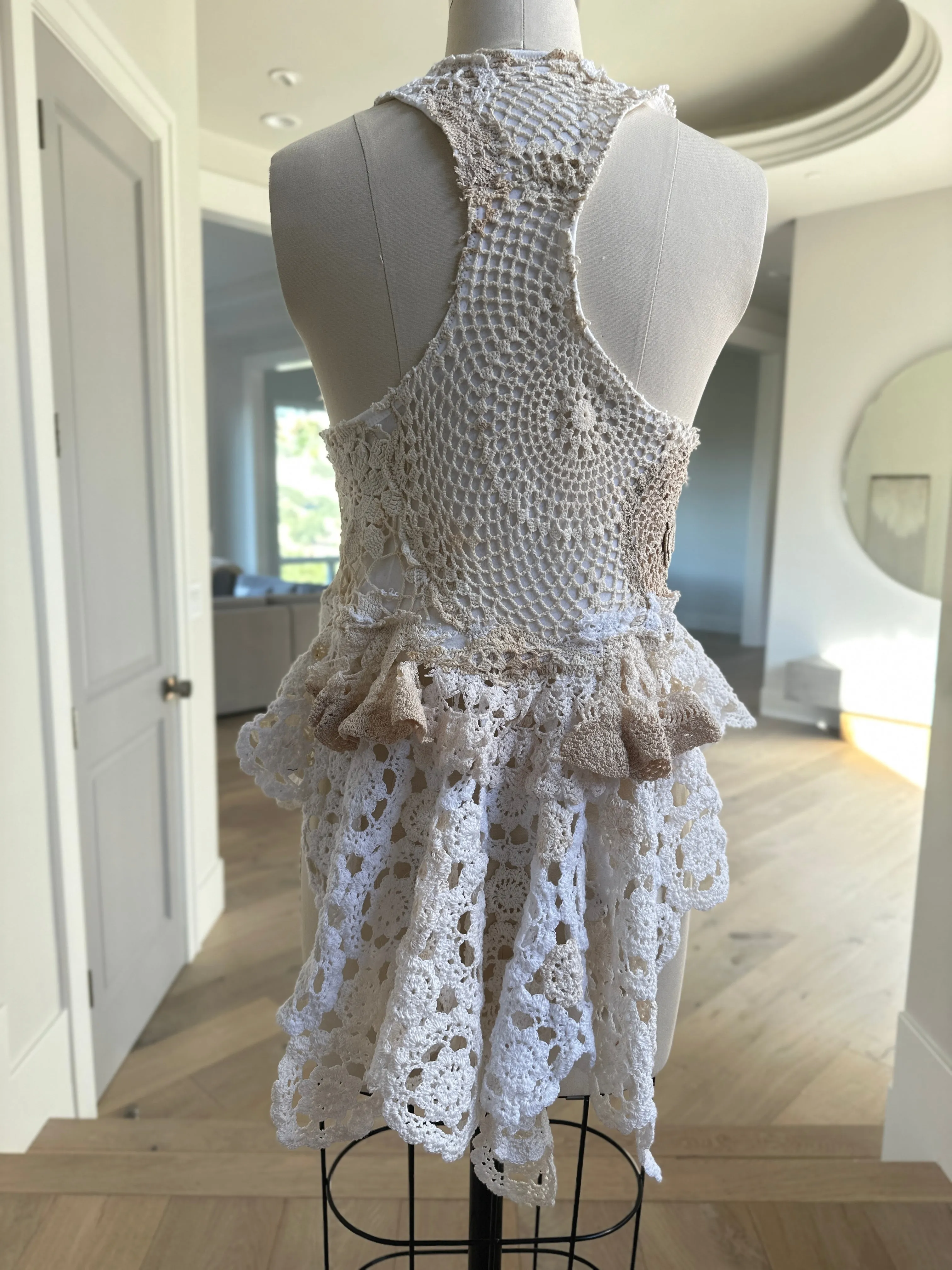 Up Cycled Lace Vest