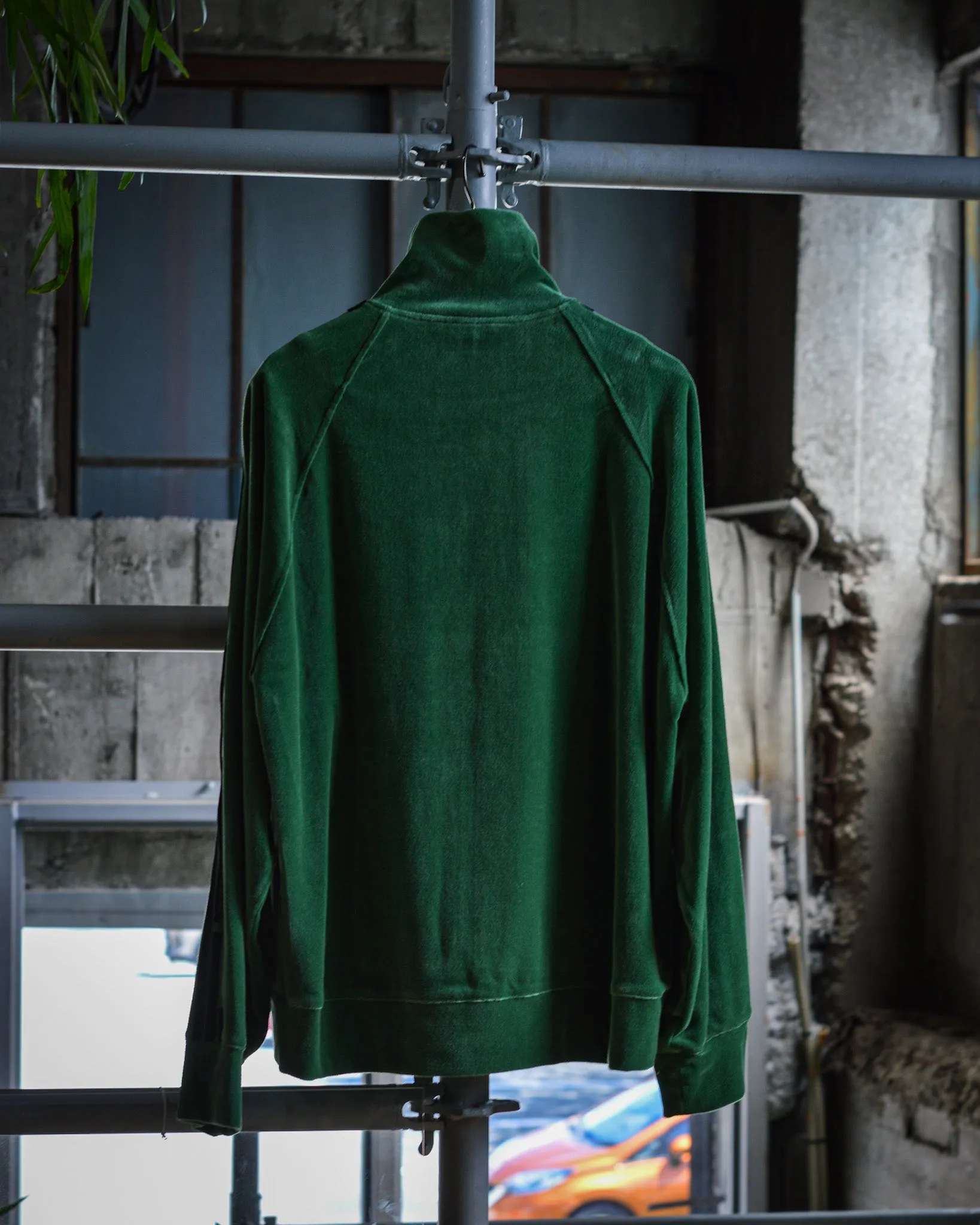 VELOUR TRACK JACKET(GREEN)