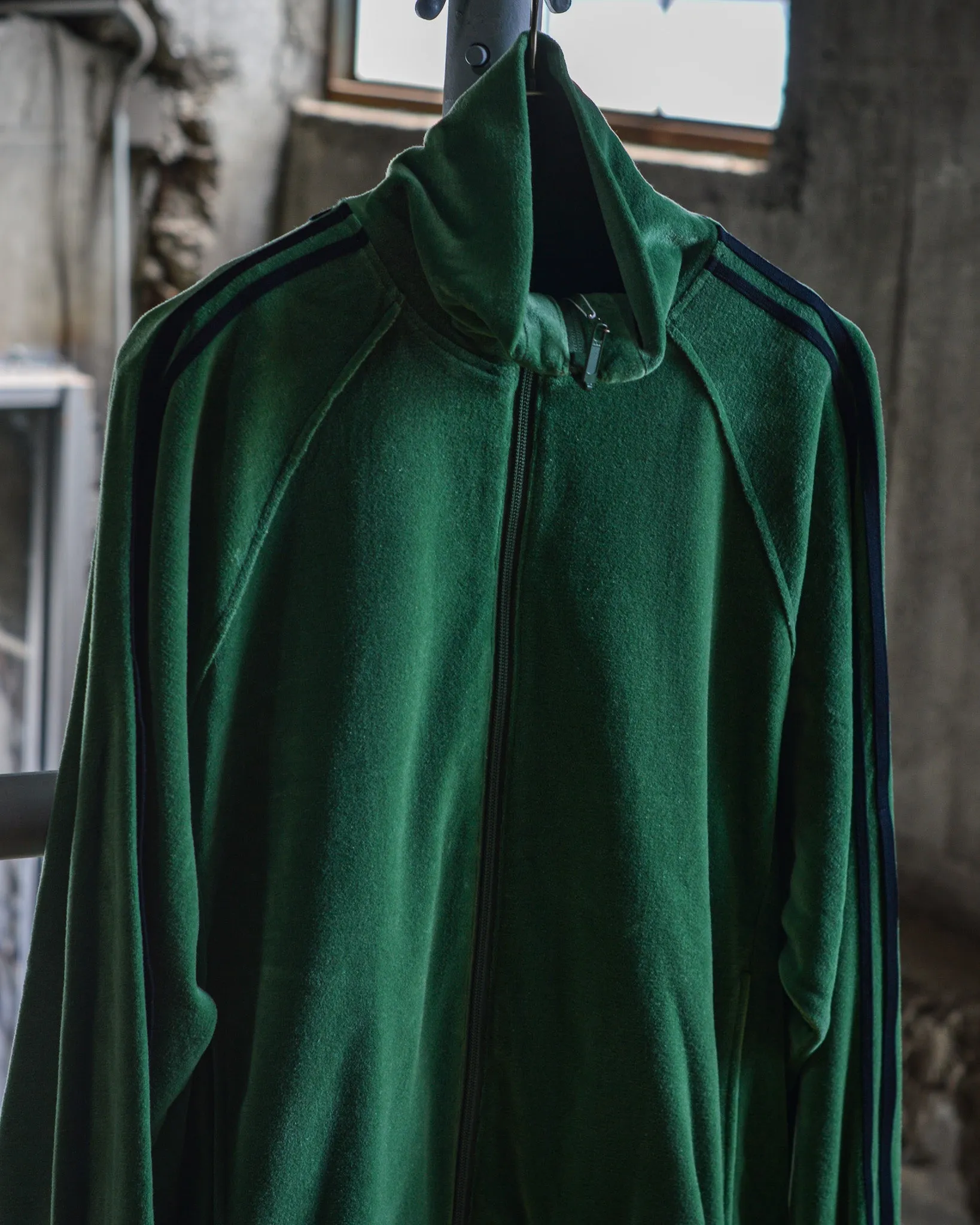 VELOUR TRACK JACKET(GREEN)