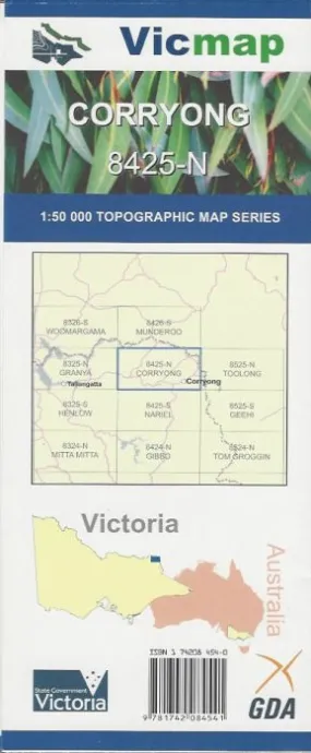 Vicmap - Corryong - 8425-N