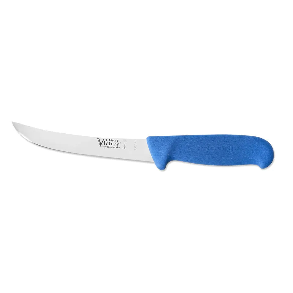 Victory Curved Boning Knife Progrip 15cm Hang Sell