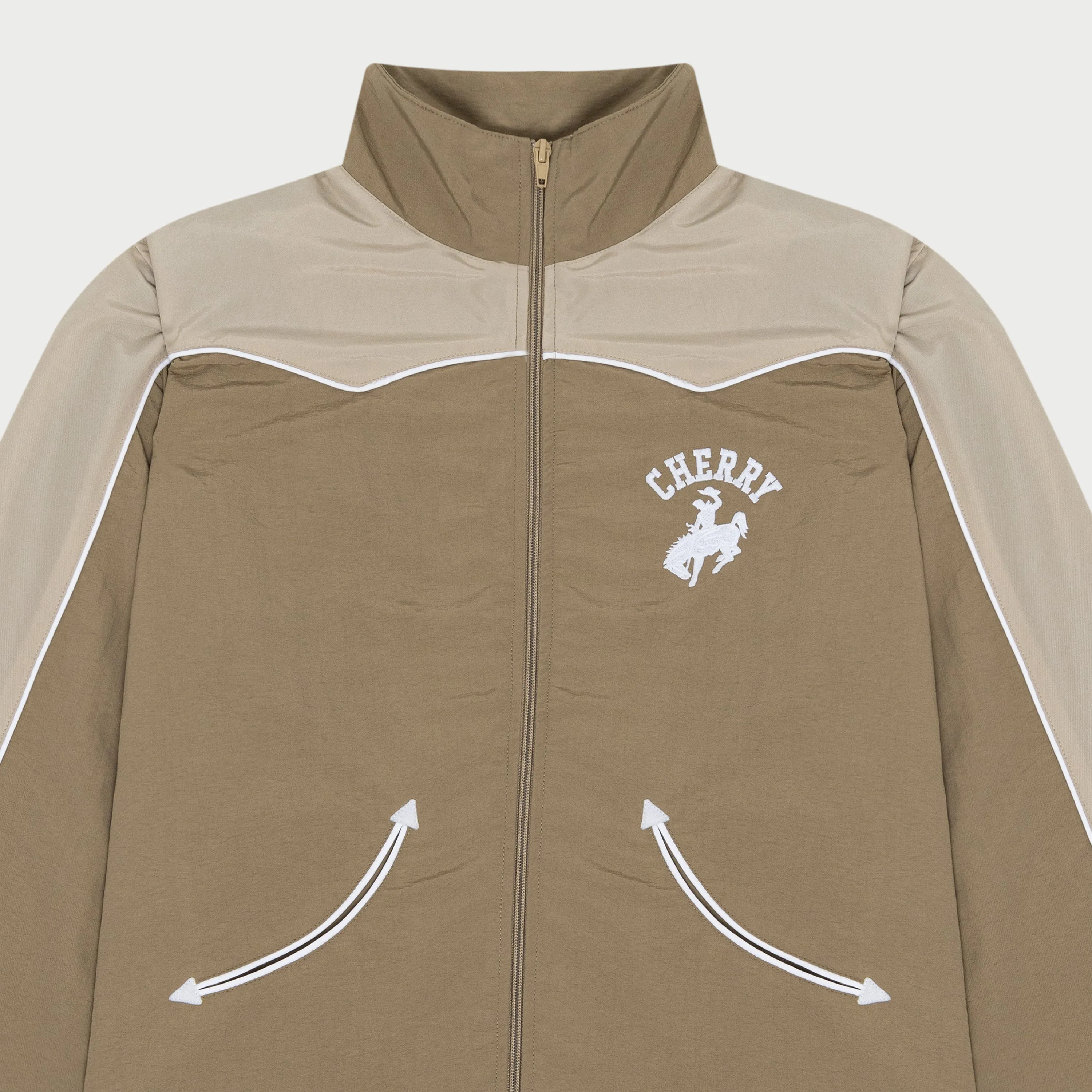 Western Track Jacket (Khaki)