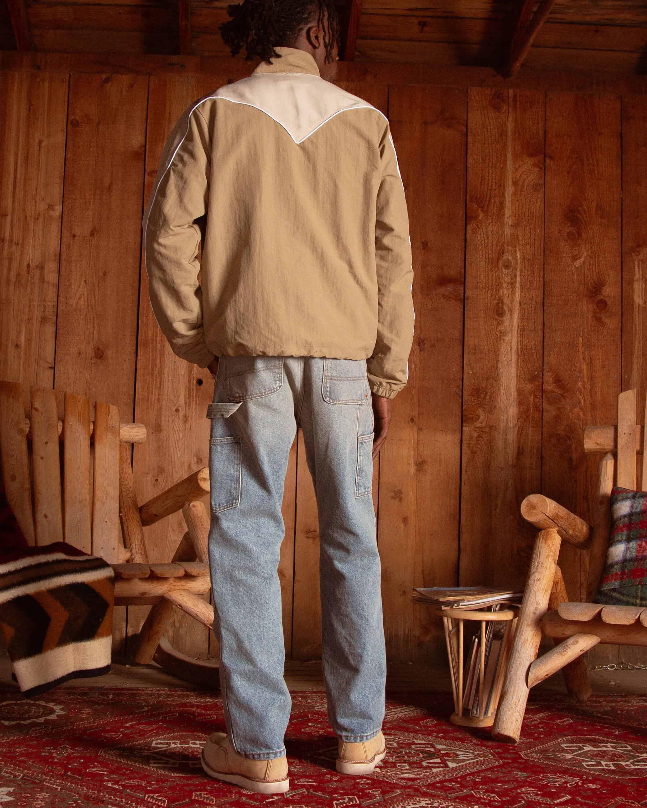 Western Track Jacket (Khaki)