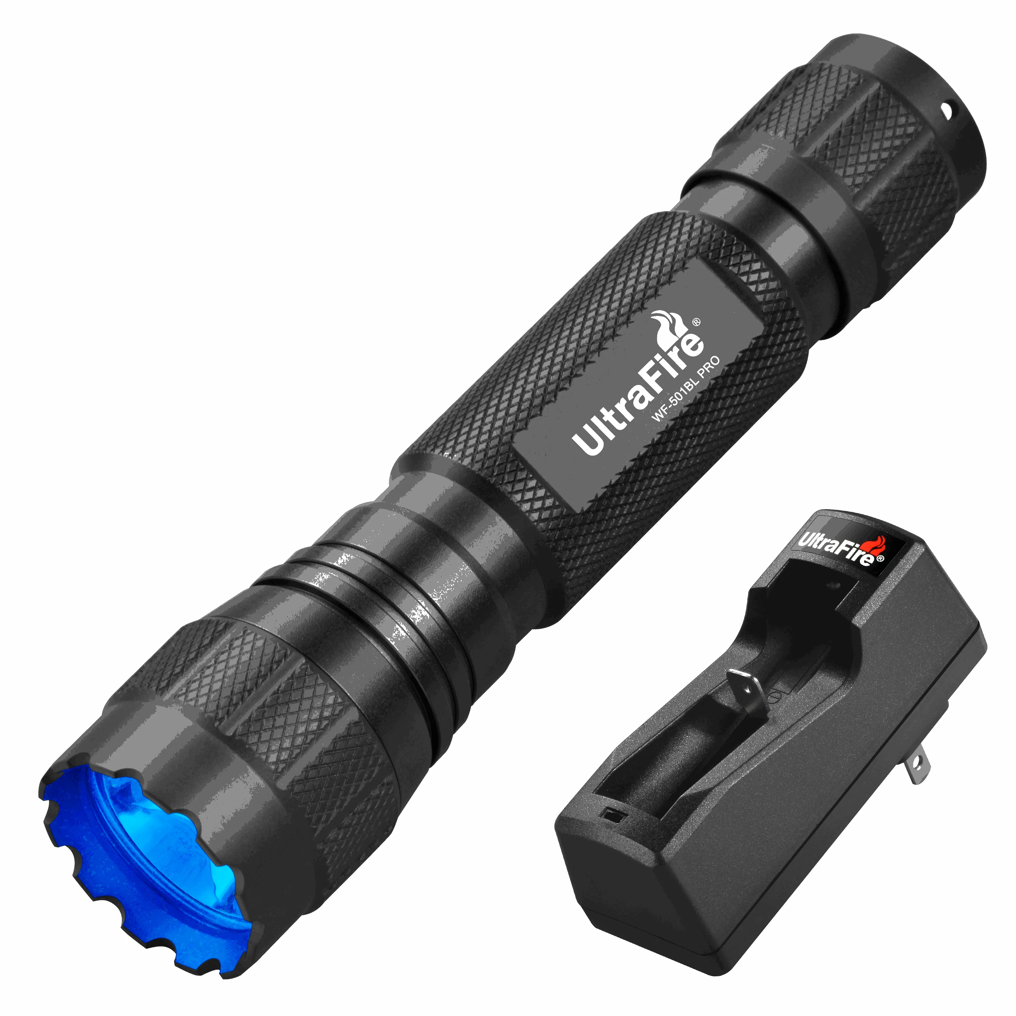 WF-501BL PRO Blue LED Hunting Flashlight