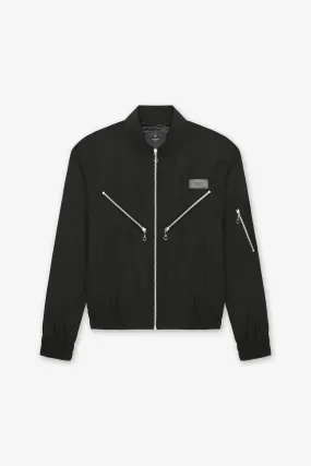 WILLIE BLACK TRACK JACKET