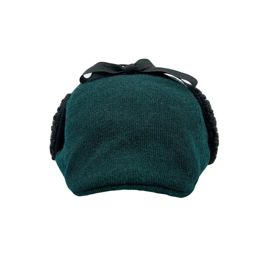 Winter Warm Earflap Flat Cap Newsboy Cap Golf Driver Irish Fleece Hunting Hat LDT1552