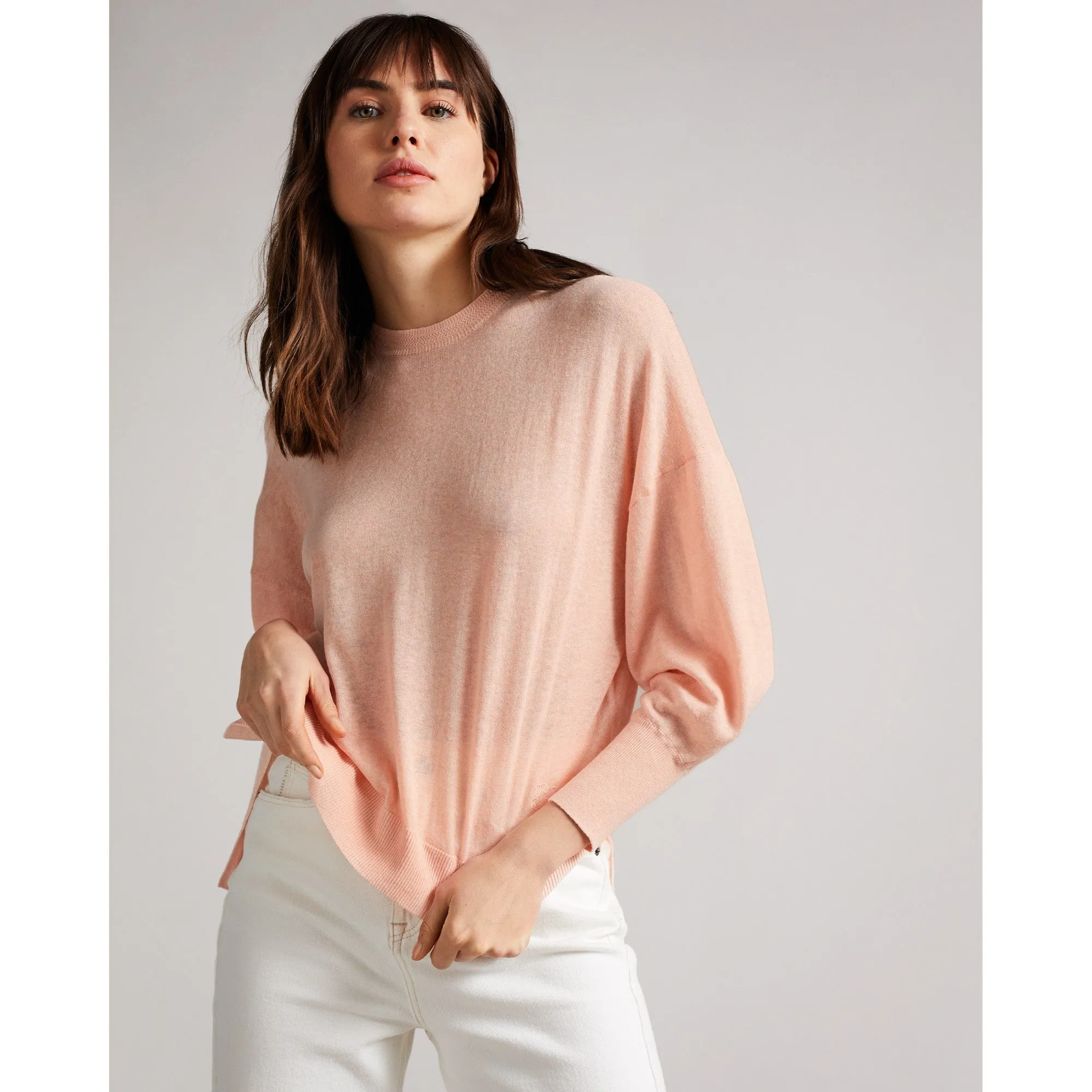 Women Wmk-Nicci-Sleeve Detailed Sweater - Pink