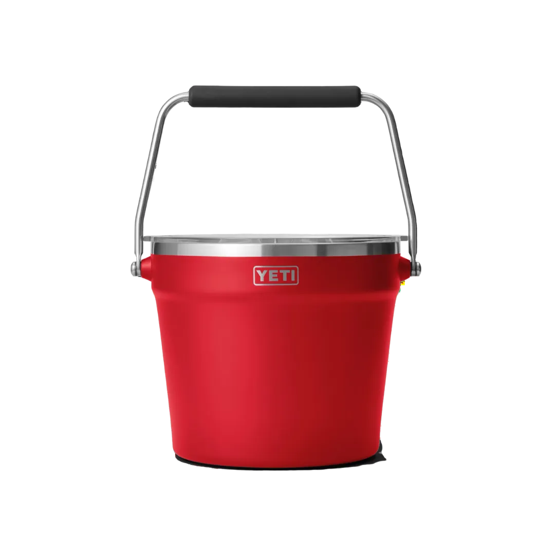 Yeti Rambler Beverage Rescue Red Bucket